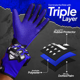 SAGA SPORTS Youth Motocross Gloves – Pro-Grade Protection for Dirt Bike & BMX Riders | High-Performance Gear for Boys & Girls | Built for Future Champions