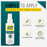 Real Time Pain Relief Pet Formula - 4oz Spray Bottle | Vet Recommended Relief for Pets | 16 Natural Ingredients Including Menthol, Aloe Vera, and Arnica | Gentle Cooling Sensation | Easy Application
