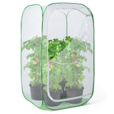 36" Outdoor Mesh Plant Enclosure, Plant Cover for Pests, Bird and Pest Protection Guard for Fruit, Vegetables, Flowers and Herbs Pop-Up Cage 24 x 24 x 36 Inches