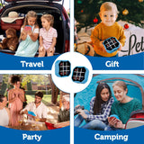 3 in 1 Electronic Tic Tac Toe Game, Handheld Digital Tic Tac Toe Bolt Game with Silent Mode, Portable Learning Toy Gift for Kids & Adults, Blue (One Pack)