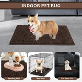 LWYYQB Washable Soft Microfiber Mud Mats for Dogs Large, Dirt Trapper Mud Mats for Dogs, Absorbent Door Mat Indoor for Muddy Paws, Non Slip Dog Rugs for Muddy Paws, Dog Rugs for Home Entrance