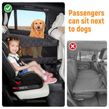 YJGF Large Dog Car Seat Large Size Dog,Pet Car Seat Cover for Back Seat Extende,Pet Booster