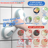 NLAAHCE Grab Bars for Shower Heavy-Duty(2Pack)12-Inch ADA Compliant Shower Grab Bars for Seniors Shower Handles for Elderly Suction Air-Tight® Handicap Safety Handrail Bathroom Bathtubs Showers Toilet