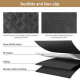 Viaviat Dog Car Seat Cover,Pets Back Seat Extender,600D Heavy Durable 100% Waterproof Scratchproof Soft Dogs Hammock, Nonslip Backseat Protector for Cars Trucks SUVs
