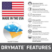 Load image into Gallery viewer, Drymate Jumbo Dog Playpen Mat (60x74), Super Absorbent, Waterproof, Slip-Resistant, Machine Washable, Reusable Puppy Pad for Training, Whelping, Housebreaking, Incontinence, Crate, Kennel (USA Made)
