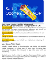 Pool RX 102001 6 Month Swimming Pool Algaecide Replacement, 8 oz, Blue