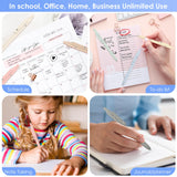 Gel Pens Teacher Nurse Work Office Desk Accessories, Aesthetic Fine Point Smooth Writing Japanese Pen, Stocking Stuffers White Elephant Gifts for Adults Men, Cool Christmas Stuff Gifts for Women Girls