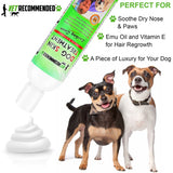 Vet Recommended Dog Dry Skin Cream & Moisturizer - Helps Dog Hair Loss Regrowth - Dry Nose & Cracked Paws - Works with Hot Spots for Dogs - 240ml (8 Oz)