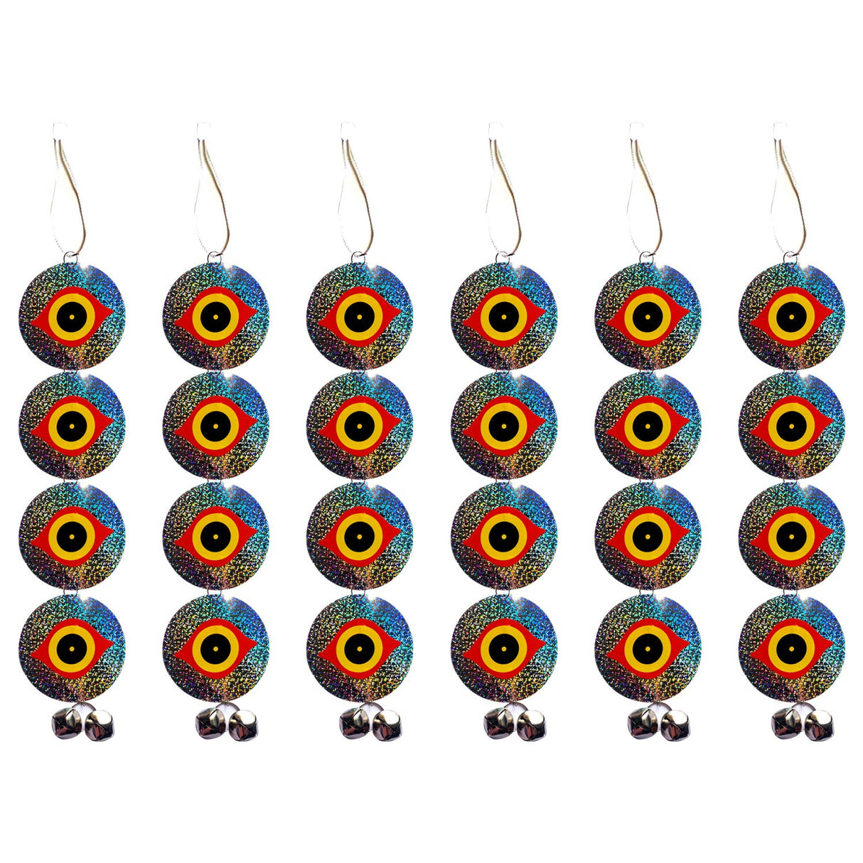 Bird Reflective Devices,Scare Bird Away - Bird Deterrent Scare Discs for Home Garden Double-Sided Bird Scare Control Devices,Keep All Birds Away