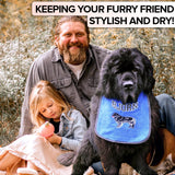 Doggies World Personalized Newfoundland Drooling Bib – Waterproof Slobber Protection for Large & Heavy-Drooling Dogs, Customizable Design, Washable, Adjustable & Durable
