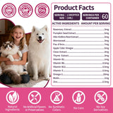 Flea & Tick Prevention for Dog and Cat, Natural Oral Flea & Tick Support Drops with Multivitamin Omega-3 for Pets - Supports Healthy Skin & Coat - Flea Herbal Drops All Breeds and Sizes - Bacon