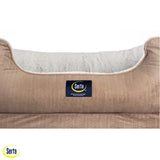 Serta Orthopedic Cuddler Dog Bed for Pets – Chocolate Brown (X-Large)