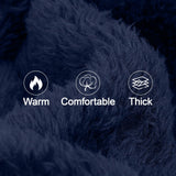 XPUDAC 3 Pack Dog Sweater, Dog Winter Clothes for Small Medium Dogs Girl Boys Fleece Pet Pajamas for Winter Christmas-2XL（Blue,Navy,Grey