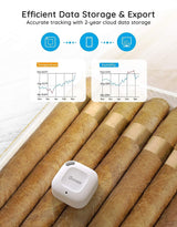 Govee Bluetooth Hygrometer Thermometer, Wireless Thermometer, Mini Humidity Sensor with Notification Alert, Data Storage and Export, 262 Feet Connecting Range, 3 Pack