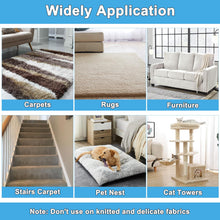 Load image into Gallery viewer, 3 in 1 Carpet Rake for Pet Hair Removal, Reusable Pet Hair Remover Broom, 60'' Adjustable Long Handle Dog and Cat Hair Remover Tool Set of 3, Lint Remover Scraper for Carpets, Rugs, Mats, Couch, Car
