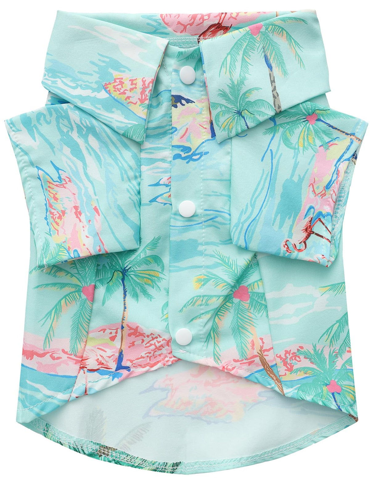 YENBOLOI Dog Hawaii Shirts Stylish Hawaiian Themed Pet and Owner Matching Apparel Owner and Pet Shirts are Sold Separately