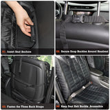 Reliadura Front Seat Covers for Dogs, Waterproof Leather Dog Car Seat Cover, Full Coverage Nonslip Scratchproof Pet Car Seat Protector, Fits Cars, Small Trucks, SUVs Bucket Seat Cover