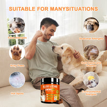 Load image into Gallery viewer, Dog Allergy Chews 200ct,Probiotics for Dogs Itching Skin Relief for Skin and Paw Licking, Dogs are Human Multivitamin Itch Relief for Seasonal Allergies-Support a Healthy lmmune System Chicken Flavor
