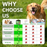 Dog Dental Powder – Helps Clean Teeth & Reduce Tartar, Fresh Breath Support, Natural Dental Care for Dogs, Easy to Use, 60-Day Supply