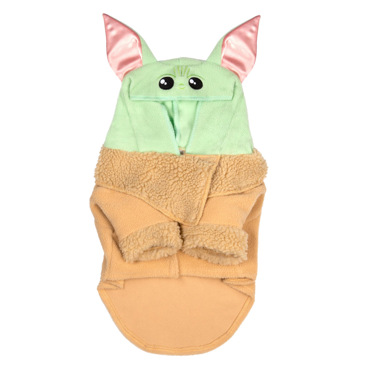 STAR WARS Grogu Pet Hoodie - Hooded Pet Shirt with Sleeves and Ears