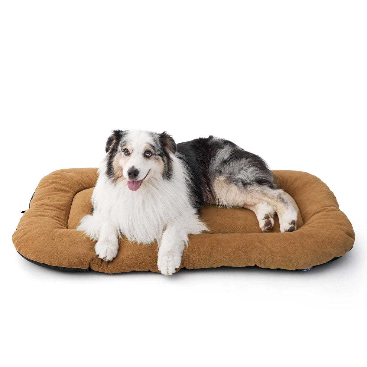 Bedsure Washable Dog Crate Pad for Extra Large Dogs, Anti-Slip Puppy Kennel Dog Bed for Crate - Ultra Soft Fleece Flat Thin Pet Mat (Not Chew Proof), Brown XXL 47"x29"
