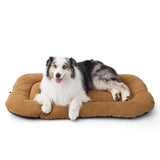 Bedsure Washable Dog Crate Pad for Extra Large Dogs, Anti-Slip Puppy Kennel Dog Bed for Crate - Ultra Soft Fleece Flat Thin Pet Mat (Not Chew Proof), Brown XXL 47"x29"