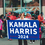 Probsin Kamala Harris 2024 Flag 3x5 Ft Double Sided Support Harris for President Banner Party Supplies Yard Signs Home Decor Hanging Poster for College Room Man Cave Welcome Photo Backdrop