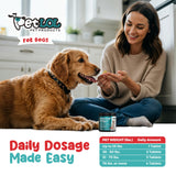 PET LOL Quercetin for Dogs with Bromelain & Vitamin C - Allergy & Itch Relief, Immune & Inflammatory Support - 120 Chewable Tablets Made in USA