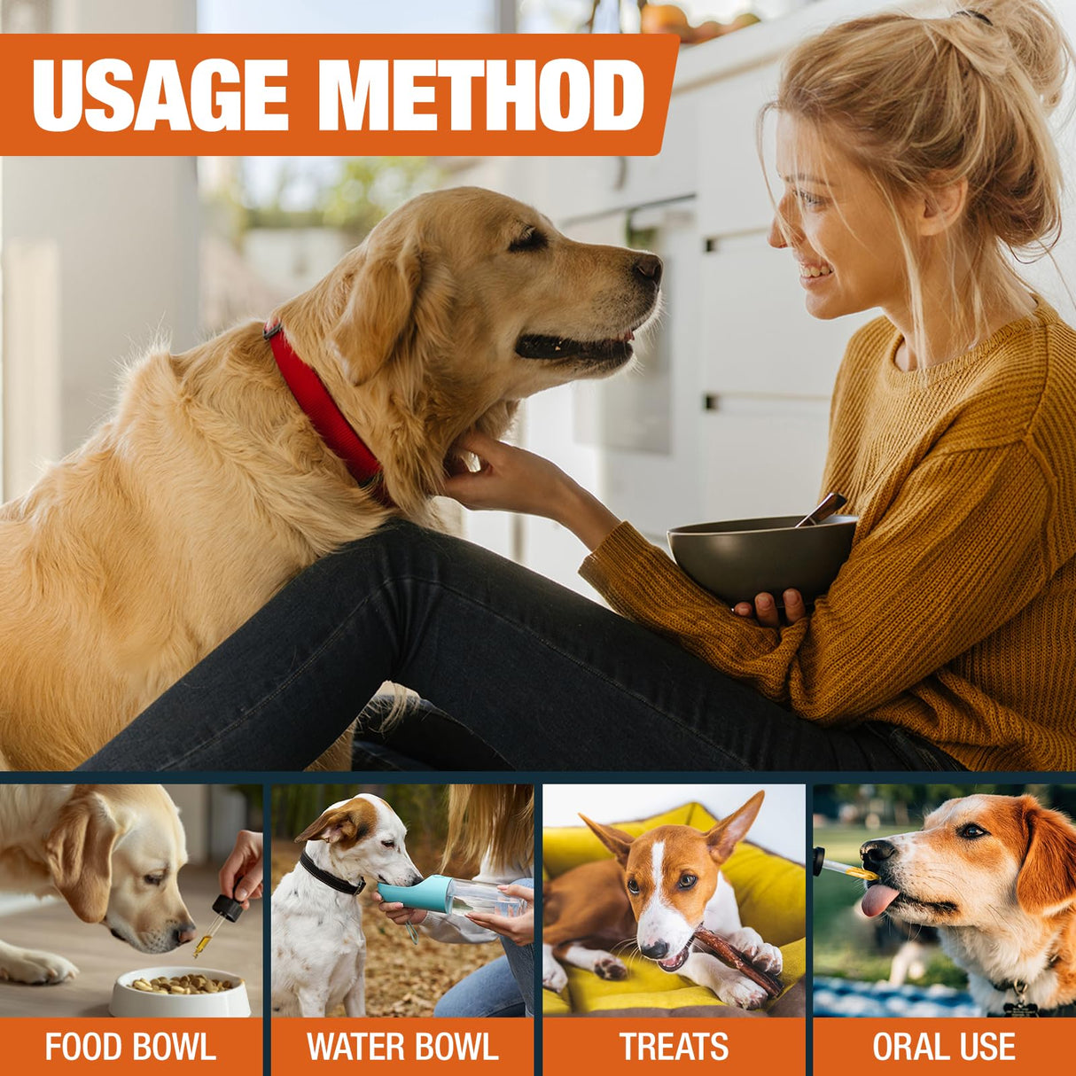 Dog Yeast Infection Relief - 60ml Herbal Pet Supplement, Soothes Itching & Odor, Supports Skin Flora Balance, Safe for Puppies to Senior Dogs, Easy-Dose Dropper