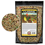 Canary Cuisine 4 Lbs, Premium Mixed Fruit and Birdseed with Essential Vitamins and Minerals, Canary Bird Food, Supports Daily Energy Growth & Healthy Balanced Diet, Bird Seed for Pet Birds