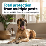 Amazon Basics Preventative Flea, Tick & Mosquito Topical Treatment for X-Large Dog (Over 55 Pounds), 4 Count, Packaging May Vary