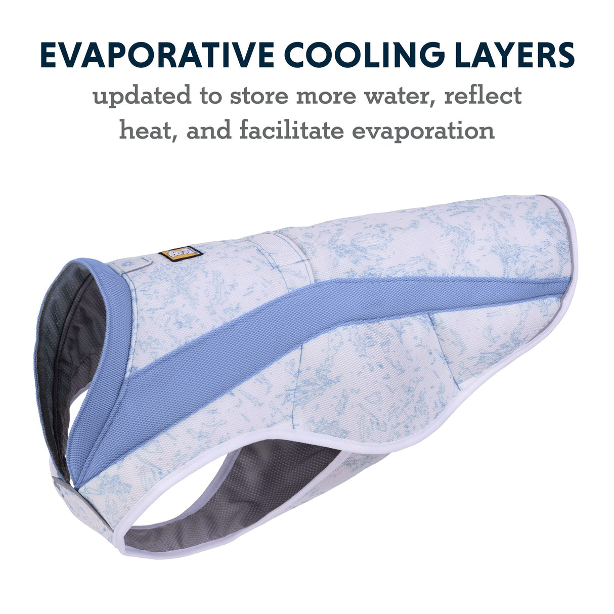 Ruffwear, Swamp Cooler Dog Vest, Evaporative Cooling for Hot Weather, Compatible with Most Harnesses, Heliotrope Purple, Medium