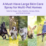 HICC PET Hot Spot Treatment Spray for Dogs & Cats, 2X Strength for Dog Wound Care, Dog Itch Relief Spray for Alleviate Dry Itchy Skin, Allergies, Inflammation, Dog Skin Irritation Treatment, 10 fl oz
