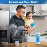 Aqua Fresh WF425 Refrigerator Water Filter (3-Pack) | Replacement for WF3CB, PureSource 3, 706465, 242086201, 242086203, 242294501, 242069601, AP4567491, PS3412266, WF425, Fridge Filter