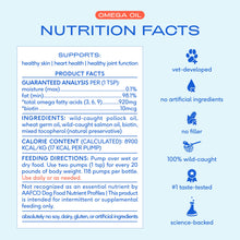 Load image into Gallery viewer, Native Pet Omega 3 Fish Oil for Dogs &amp; Cats - Promotes Healthy Skin, Shiny Coat, &amp; Strong Joints - Made with Wild Alaskan Salmon Oil for Dogs – Tasty, Fast-Absorbing Omega 3 6 9 Liquid Supplement- 8oz
