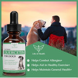 Quercetin for Dogs - Quercetin for Dogs Allergies - Supports Immune, Respiratory, Skin Health & More - Dog Allergy Support - Dog Allergy Relief - 1 fl oz