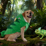 MuYaoPet Chameleon Dog Costume for Halloween,Winter Fleece Pet Cat Coat Jacket for Small Medium Large Dog,Pet Funny Clothes Hoodie Labrador Bulldog Chihuahua (Green,3XL)