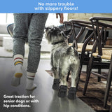Ultra Paws Durable Dog Paw Protector|Dog Boots|Dog Shoes|Black Light Duty Heat, Water Resistant Dog Booties for hot Pavement for Large Dogs (Size 8)