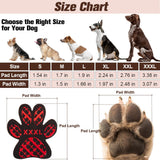 BEAUTYZOO Dog Paw Protector for Hot Pavement, Anti-Slip Paw Grips for Senior Dogs, Paw Stickers Traction Pad for Dogs Feet on Hardwood Floor, Dog Shoes Boots Socks Replacement, 12 Sets (36 pcs) L