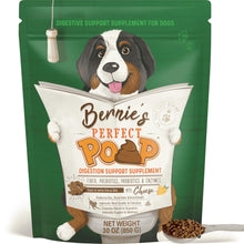 Load image into Gallery viewer, Perfect Poop Digestion &amp; General Health Supplement for Dogs: Fiber, Prebiotics, Probiotics &amp; Enzymes Relieves Digestive Conditions, Optimizes Stool, and Improves Health (Cheddar Cheese, 30.0)
