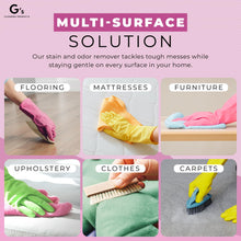 Load image into Gallery viewer, G's Cleaning Biodegradable Stain &amp; Odor Remover Spray – 32 oz Pet Urine Enzyme Cleaner – Pet Odor Eliminator for Home – Cat &amp; Dog Pee Carpet Cleaner – Stain Remover for Rug, Floor, Furniture, Mattress
