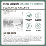 Wholistic Pet Organics Puppy Complete - Dog Multivitamin Powder - 1 Lb - Daily Dog Vitamins & Supplements for Homemade Food - Immune System, Skin, Coat & Overall Health - Small and Large Breed Puppies