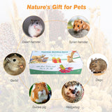 ALWZ-RDY Natural Hamster Bedding, Hamster Herbs Flowers for Hamster Cage Enclosure Habitat Decor Hamster Sprays for Dwarf Syrian Guinea Hamsters Gerbil Degus or Other Small Animals（Grain Version）