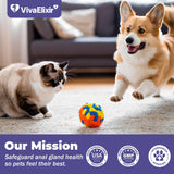 VivaElixir Anal Gland Support for Dogs - Dog Constipation Relief - Anal Gland Chew Alternative - Anal Gland Relief for Dogs, Scooting Relief & Healthy Intestinal Function - 3-Pack