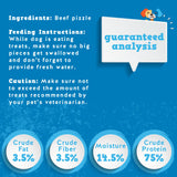 Jack&Pup 6 Inch Bully Sticks for Dogs (5 Pack) Extra Thick Dog Chews Long Lasting, Single Ingredient, 100% Beef Bully Sticks for Large Dogs