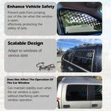 XianghuangTechnology Window Pet Gate, Universal Pet Dog Puppy Ventilation Grill Mesh Vent Guard Safe Car Window Protection Mesh for Cars, Trucks & SUV - 2 Pack