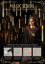 YISLIFY Floating Candles with Wand, Halloween Decorations 20 PCs Floating Candles with Wand Remote, Flickering Warm Light Flameless Hanging Candle Battery Operated Window LED Candles Set for Party