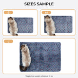 Luciphia 1 Pack 3 Blankets Super Soft Cute Dot Pattern Pet Blanket Flannel Throw for Dog Puppy Cat Medium(30x20), Blue