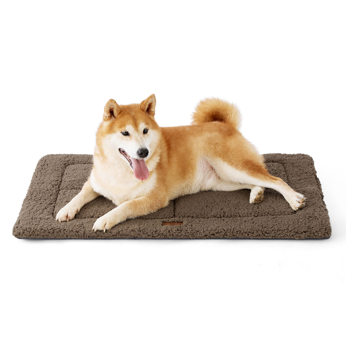 Bedsure Washable Dog Crate Bed for Large Dogs, Soft Foam Floor Pet Mat, Versatile Lightweight Pet Crate Pad for Cages