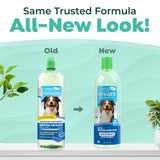 TropiClean Fresh Breath Advanced Whitening Water Additive for Dogs, Max Strength Dog Teeth Cleaning and Breath Freshener Solution, 33.8oz